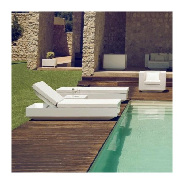 Chaise longue VELA - Mobilier lumineux - Polyéthylène