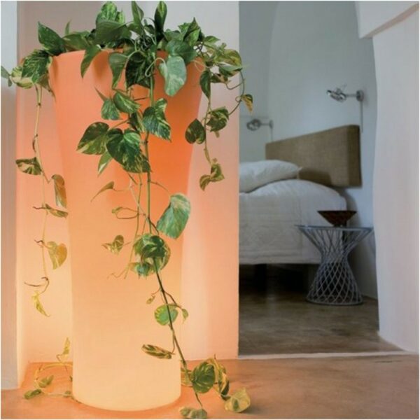 Pot lumineux RECIFE - utilisation d'intérieur et d'extérieur