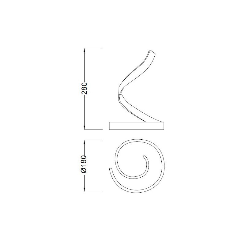 Lampe de table NUR - 15 Watts LED Lampe de table NUR - 15 Watts LED
